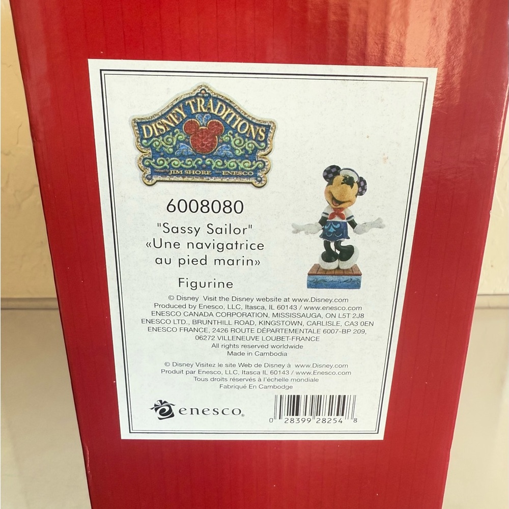 Jim Shore Disney Traditions Sassy Sailor Minnie Mouse 6008080 (SB1402) - Picture 14 of 16